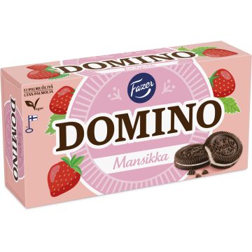 FAZER DOMINO MANSIKKA KEKSI 350 G