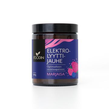 FOODIN ELEKTROLYYTTIJAUHE, MARJAISA 120 G