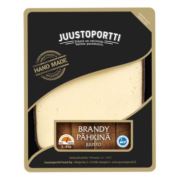 JUUSTOPORTTI BRANDY-PÄHKINÄJUUSTO RASIA 175 G