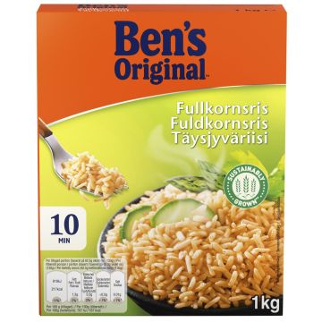 BEN'S ORIGINAL TÄYSJYVÄRIISI 1 KG