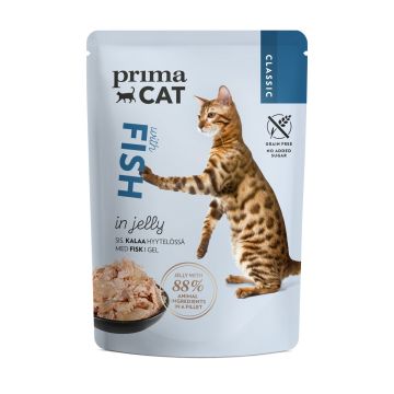 PRIMACAT CLASSIC KALAA HYYTELÖSSÄ 85 G