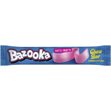 BAZOOKA CHEW BAR TUTTI FRUTTI HEDELMÄTOFFEE 14 G