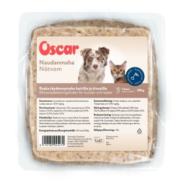 OSCAR NAUDANMAHA PAKASTE 500 G