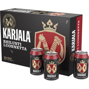 KARJALA 4,5% 0,33 TLK 24-PACK 7,92 L