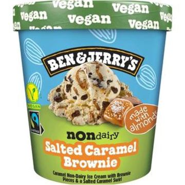 BEN&JERRY'S NON DAIRY SALTED CARAMEL BROWNIE 465 ML