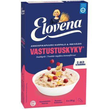 ELOVENA VASTUSTUSKYKY KARPALO - INKIVÄÄRI ANNOSPIKAPUURO 175 G