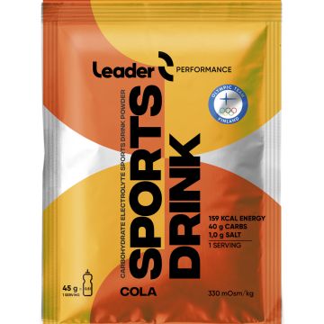 LEADER SPORTS DRINK URHEILUJUOMAJAUHE COLA ANNOSPSS 45