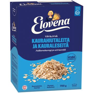 ELOVENA PLUS KAURAHIUTALEITA JA KAURALESEITÄ 700 G