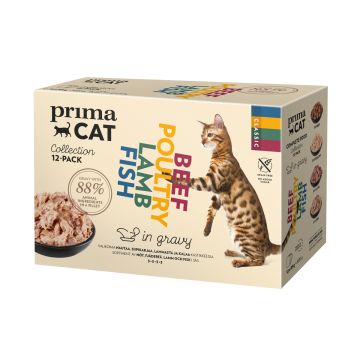 PRIMACAT CLASSIC KASTIKELAJITELMA 12*85G 1,02 KG