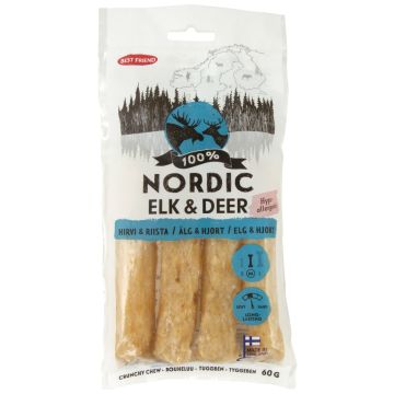 BEST FRIEND NORDIC ROUHELUU HIRVI & RIISTA HYPOALLERGENIC 4KPL 60 G