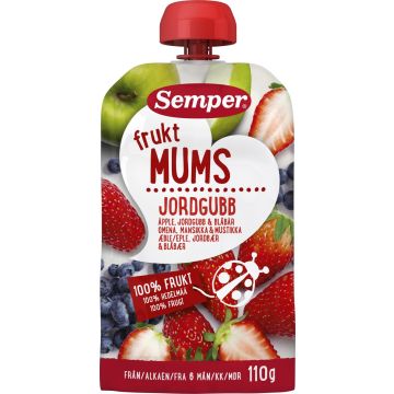 SEMPER FRUKTMUMS MANSIKKA 6KK 110 G