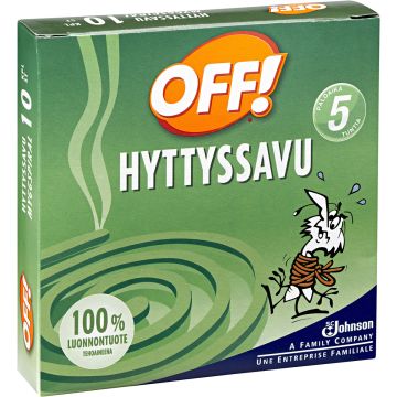 OFF! HYTTYSSAVU / RÖK 10KPL 140G 140 G