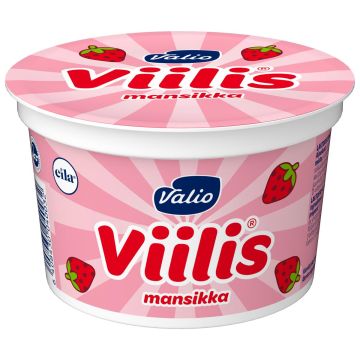 VALIO PLAY VIILIS MANSIKKA LAKTON 200 G