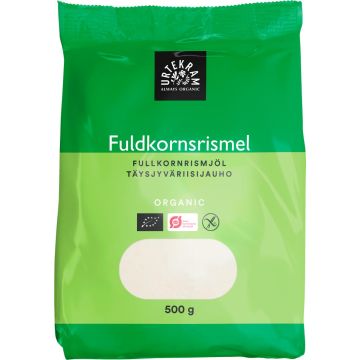 URTEKRAM TÄYSJYVÄRIISIJAUHO LUOMU 500 G