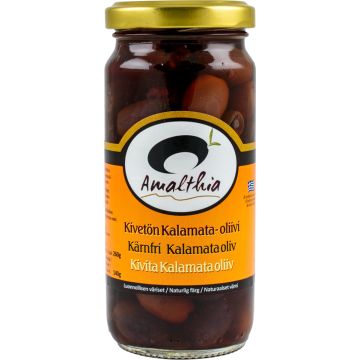 AMALTHIA OLIIVI KALAMATA KIVETÖN 140 G