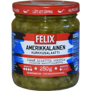 FELIX AMERIKKALAINEN KURKKU- SALAATTI ILMAN LIS. SOKERIA 280 G