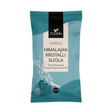 FOODIN HIMALAJAN KRISTALLISUOLA KARKEA 350 G