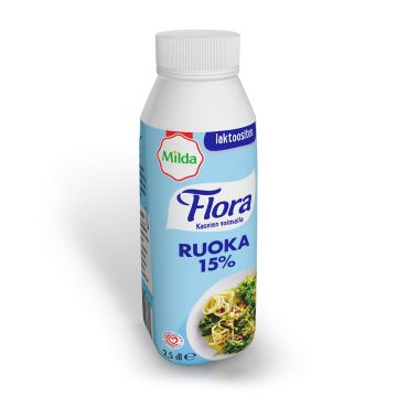 FLORA RUOKA LAKTON 15% 250 ML