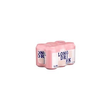 KOFF LONG DRINK 5,5% PINK GRAPERUIT 0,33 TLK 6-PACK 1,98 L