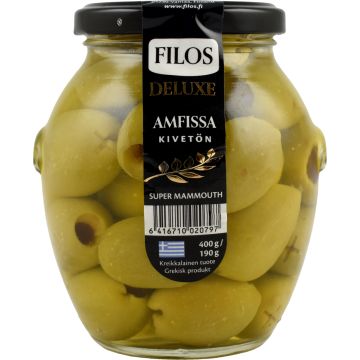 FILOS DELUXE VIHREÄ OLIIVI KIVETÖN 190 G