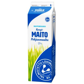 MAITOKOLMIO KEVYTMAITO 1L