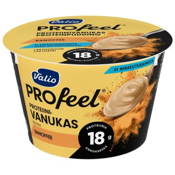 VALIO PROFEEL PROTEIINIVANUKAS BANOFFEE LAKTON 185 G