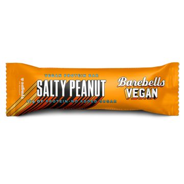 BAREBELLS VEGAN PROTEIN BAR SALTY PEANUT 55 G