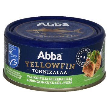 ABBA YELLOWFIN TONNIKALAA ÖLJYSSÄ MSC 150/105G 105 G