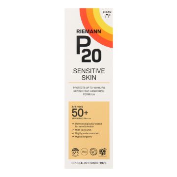 P20 SPF50+ SENSITIVE SKIN CREAM AURINKOSUOJA 100 ML