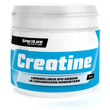 SPORTLIFE NUTRITION CREATINE KREATIINIMONOHYDRAATTIJAUHE 200 G