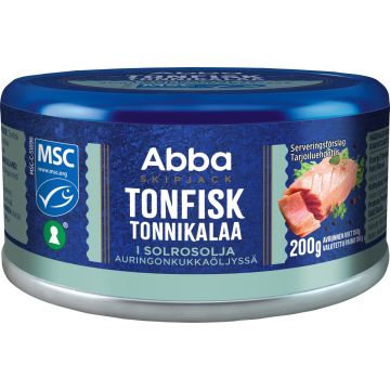 ABBA TONNIKALAA ÖLJYSSÄ 200/150G MSC 150 G