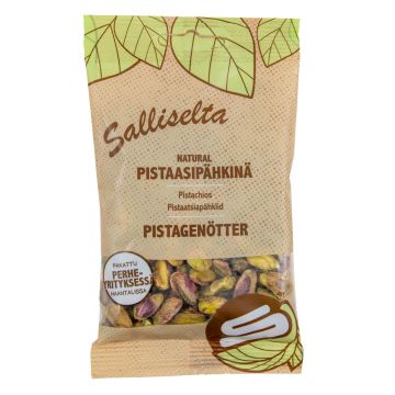 SALLINEN PISTAASIPÄHKINÄ NATURAL 70 G