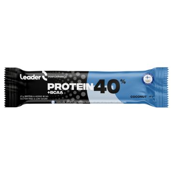 LEADER 40% PROTEIN + BCAA PATUKKA KOOKOS 68 G