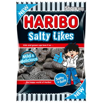 HARIBO SALTY LIKES SALMIAKKI 160 G