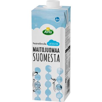 ARLA LAKTON RASVATON MAITOJUOMA SUOMI UHT 1L