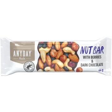 ANYDAY NUT BAR WITH BERRIES 44 G