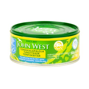 JOHN WEST TONNIKALAPALA AURINGONKUKKAÖLJYSSÄ 160/112G MCS 1