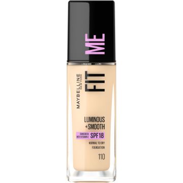 MAYBELLINE FIT ME LUMINOUS + SMOOTH MEIKKIVOIDE 110 PORCELAIN