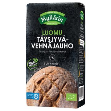 MYLLÄRIN LUOMU TÄYSJYVÄVEHNÄJAUHO 1 KG