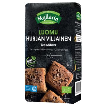 MYLLÄRIN LUOMU HURJAN VILJAINEN SÄMPYLÄJAUHO 1KG