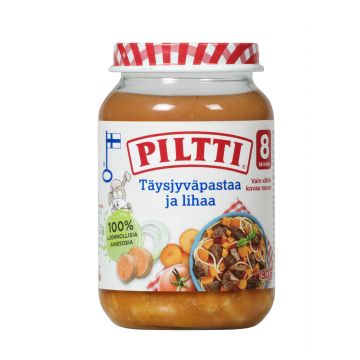 PILTTI TÄYSJYVÄPASTAA JA LIHAA 8KK 190 G