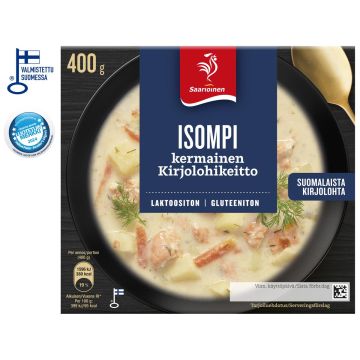 SAARIOINEN ISOMPI KIRJOLOHIKEITTO 400 G