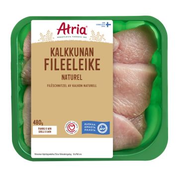 ATRIA KALKKUNAN FILEELEIKE NATUREL 480 G