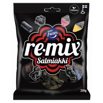 FAZER REMIX SALMIAKKI KARKKIPUSSI 230 G