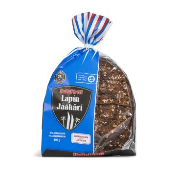 PULLAPIRTTI LAPIN JÄÄKÄRI VIIPALOITU RUISLIMPPU 500 G