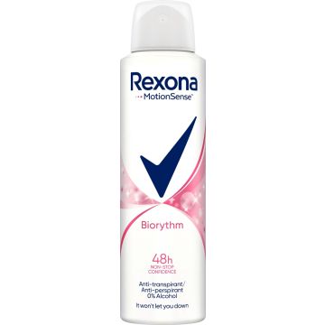 REXONA AP SPRAY BIORYTHM 150 ML