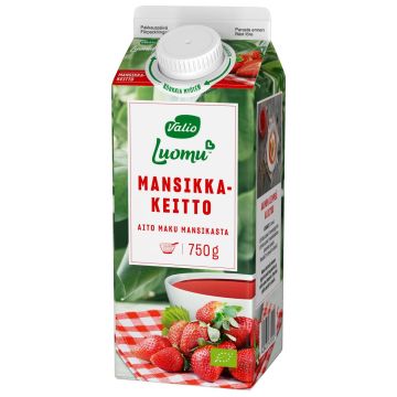 VALIO LUOMU MANSIKKAKEITTO 750 G