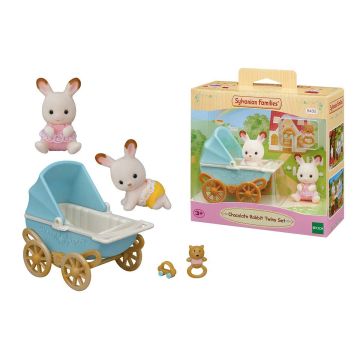 SYLVANIAN FAMILIES SUKLAAPUPUKAKSOSET-SETTI LASTENVAUN