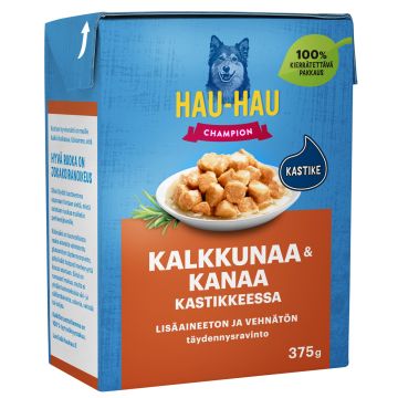 HHC PREMIUM KANA-KALKKUNAPALAT KASTIKKEESSA TETRA 375 G