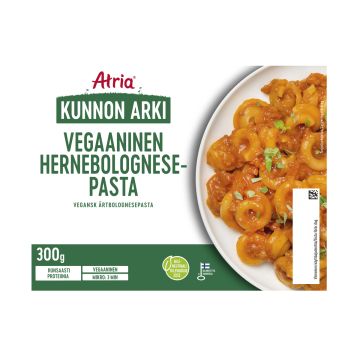 ATRIA KUNNON ARKI VEGAANINEN HERNEBOLOGNESEPASTA 300 G